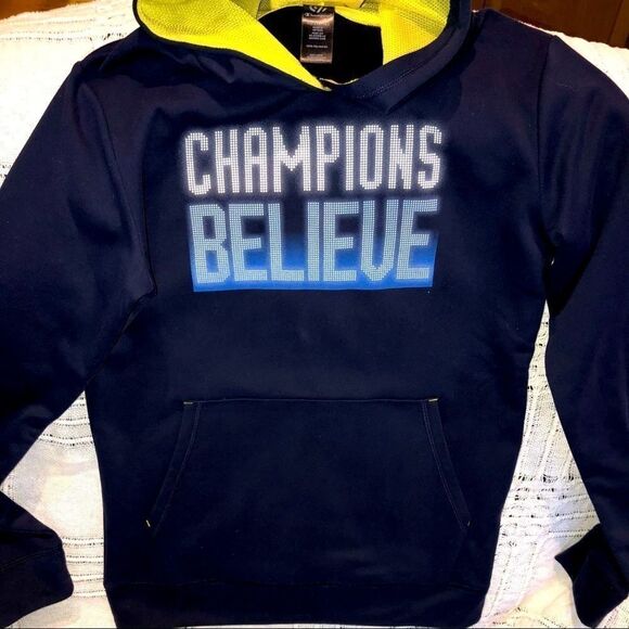 𝅺nwot Kids 16/18 Champion Glow In Dark Sweatshirt - Picture 1 of 4